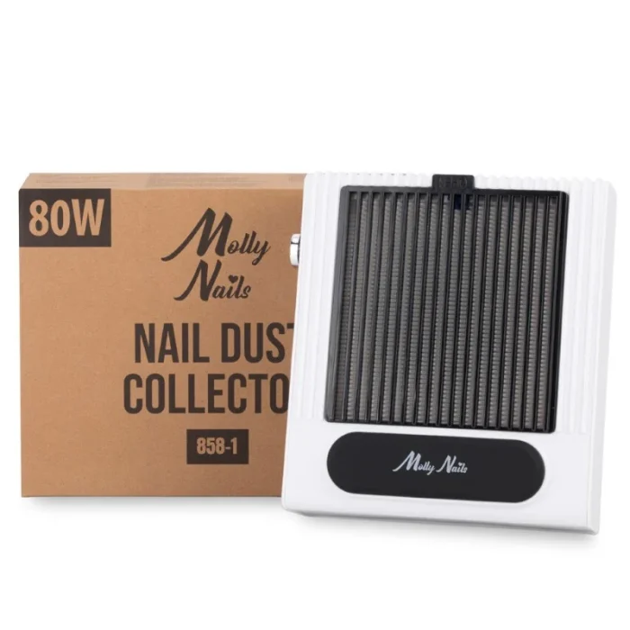 Aspirador Profesional de polvo de uñas 80W Blanco 858-1