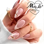 Molly Lac Perfect French Gel Elegant Cashmere Cover 15 ml.