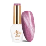 Esmalte semipermanente Molly Lac Cat Eye Womanity Amethyst 8 grs. 443 Hema di-Hema Free