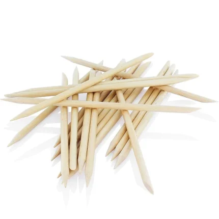 Palitos bajapieles de madera de naranjo 9,5 cms 100 uds