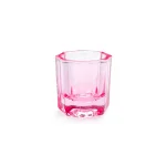 Vasito de cristal rosa