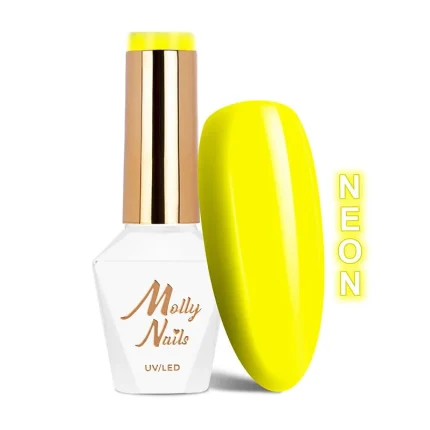 Esmalte semipermanente Molly Lac Yellow Light 8 gr 71 Hema Free