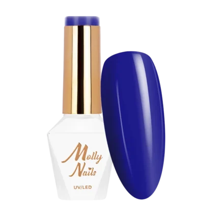 Esmalte semipermanente Molly Nails Blue Hydrangea Nº727 Hema Di-Hema Free 8grs.