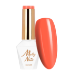 Esmalte semipermanente Molly Nails Orange Velvet Nº721 Hema Di-Hema Free 8grs.