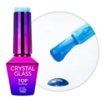 Molly Lac Crystal Glass Top No Wipe Baby Blue Hema/Di-Hema Free 10g