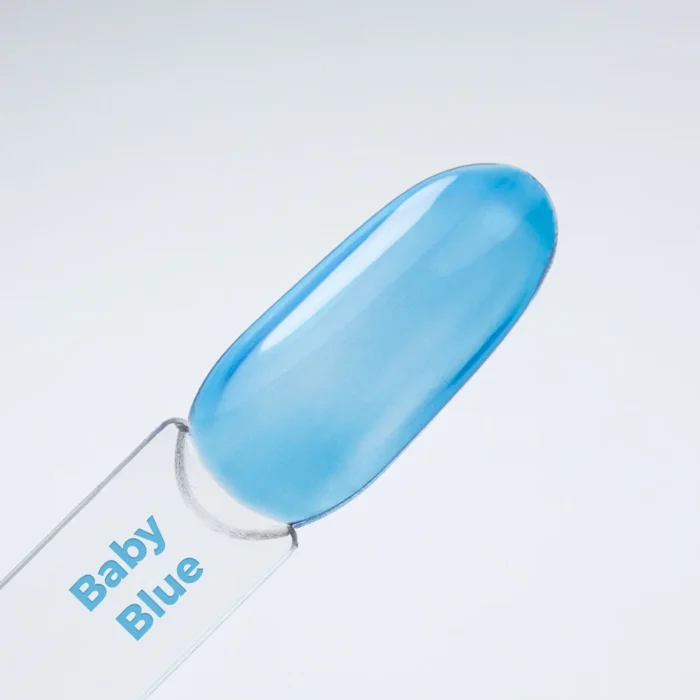 Molly Lac Crystal Glass Top No Wipe Baby Blue Hema/Di-Hema Free 10g - Imagen 3