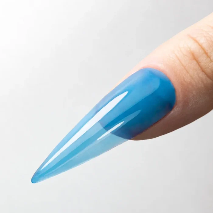 Molly Lac Crystal Glass Top No Wipe Baby Blue Hema/Di-Hema Free 10g - Imagen 4