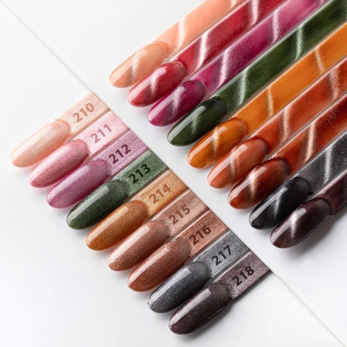 Esmalte semipermanente Molly Lac Cat Eye Metallic 8grs Nº215 Hema/Di-Hema Free - Imagen 2