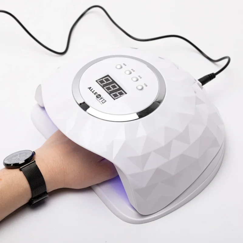 Lámpara de uñas UV / LED AlleLux Y13 de 248W: potencia y seguridad para manicuras profesionales
