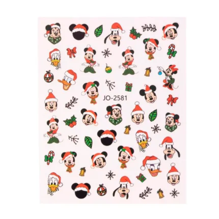Pegatina uñas Navidad Disney JO-2581