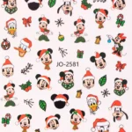 Pegatina uñas Navidad Disney JO-2581