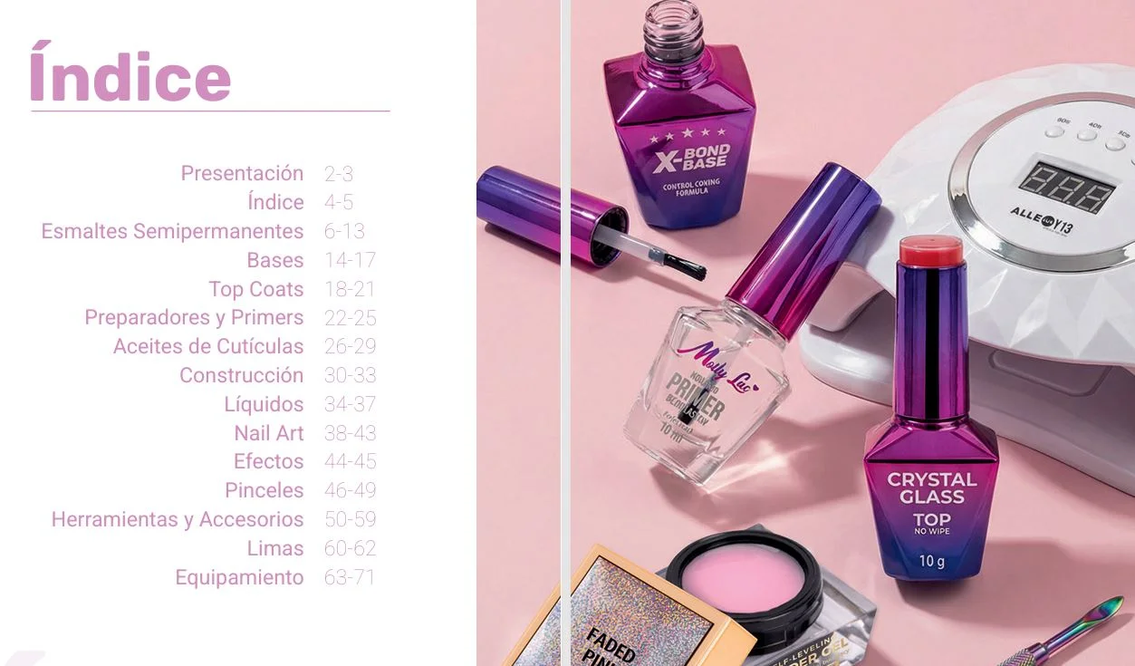 ¡Ya disponible el nuevo catálogo de Molly Lac! 💅✨