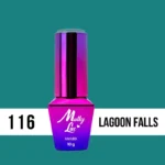 Esmalte semipermanente Molly Lac Green Lagoon Falls 10 ml. nº 116