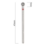Molly Lac Fresa Diamante Esférica 4 mm Roja