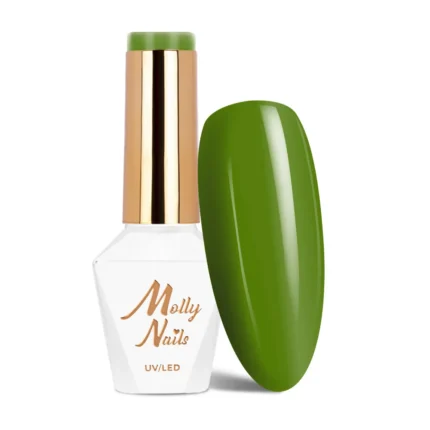 Esmalte semipermanente Molly Lac Green Olive 8 gr. nº 85 Hema di-Hema Free